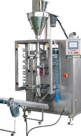 Auger dosing control panel on a packaging line