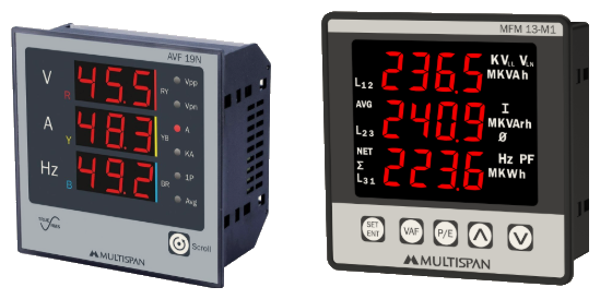 Multispan — Digital panel meters